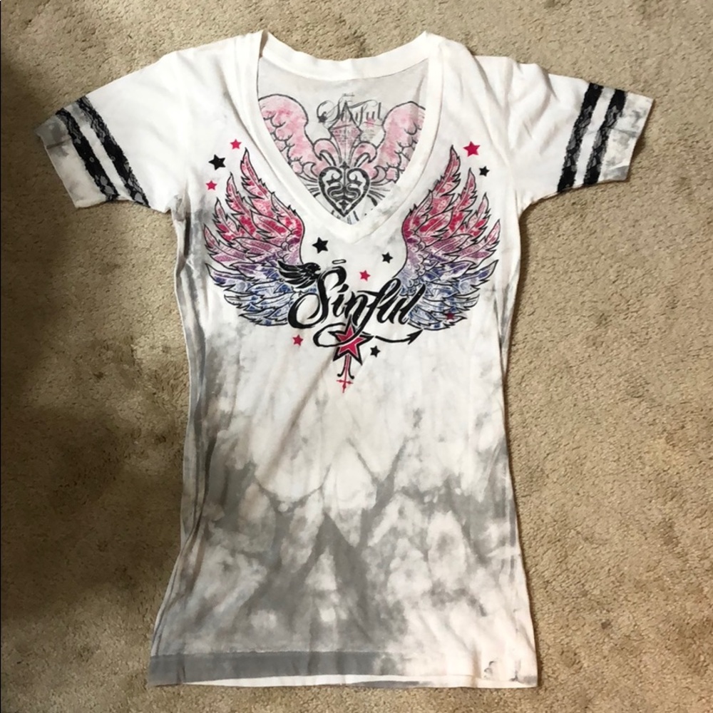 V neck shirt